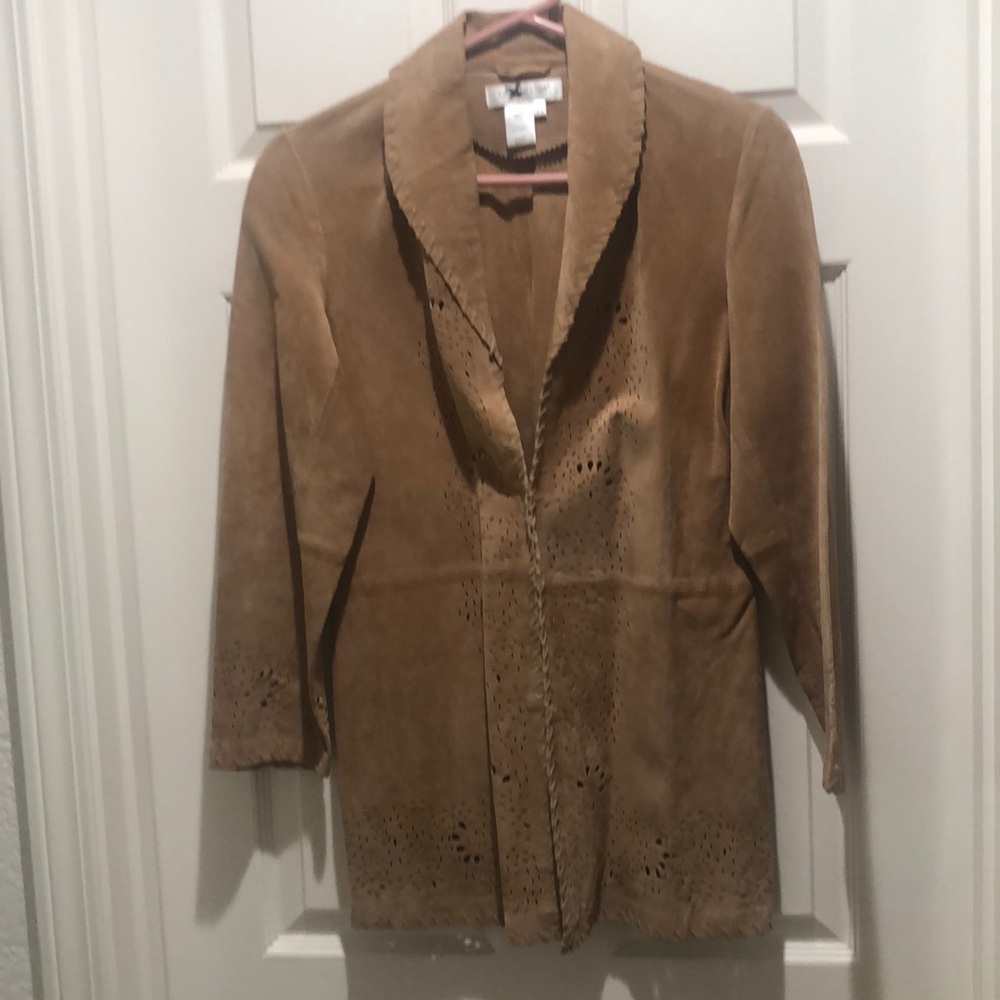 Coldwater Creek suede jacket